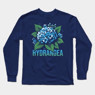 Blue Hydrangea - First Signs Of Spring Long Sleeve T-Shirt